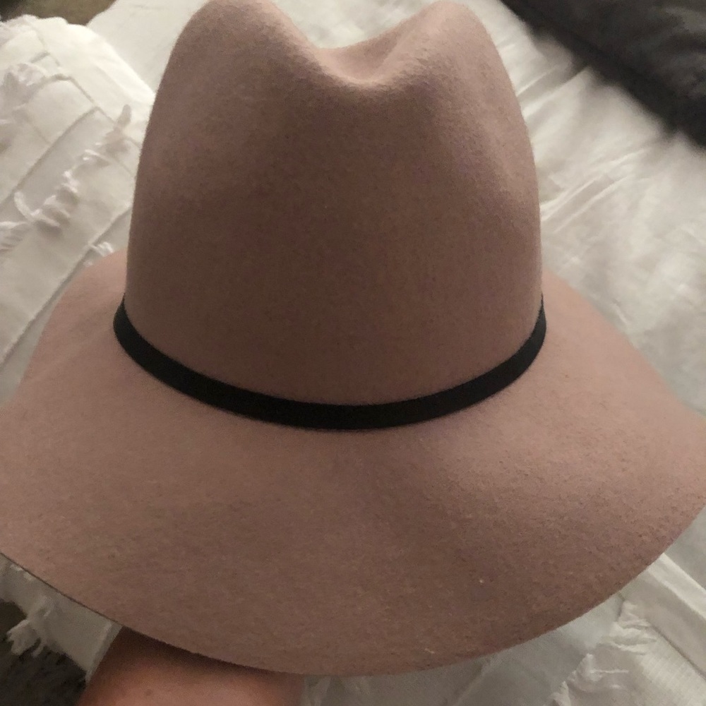 Rose felt hat